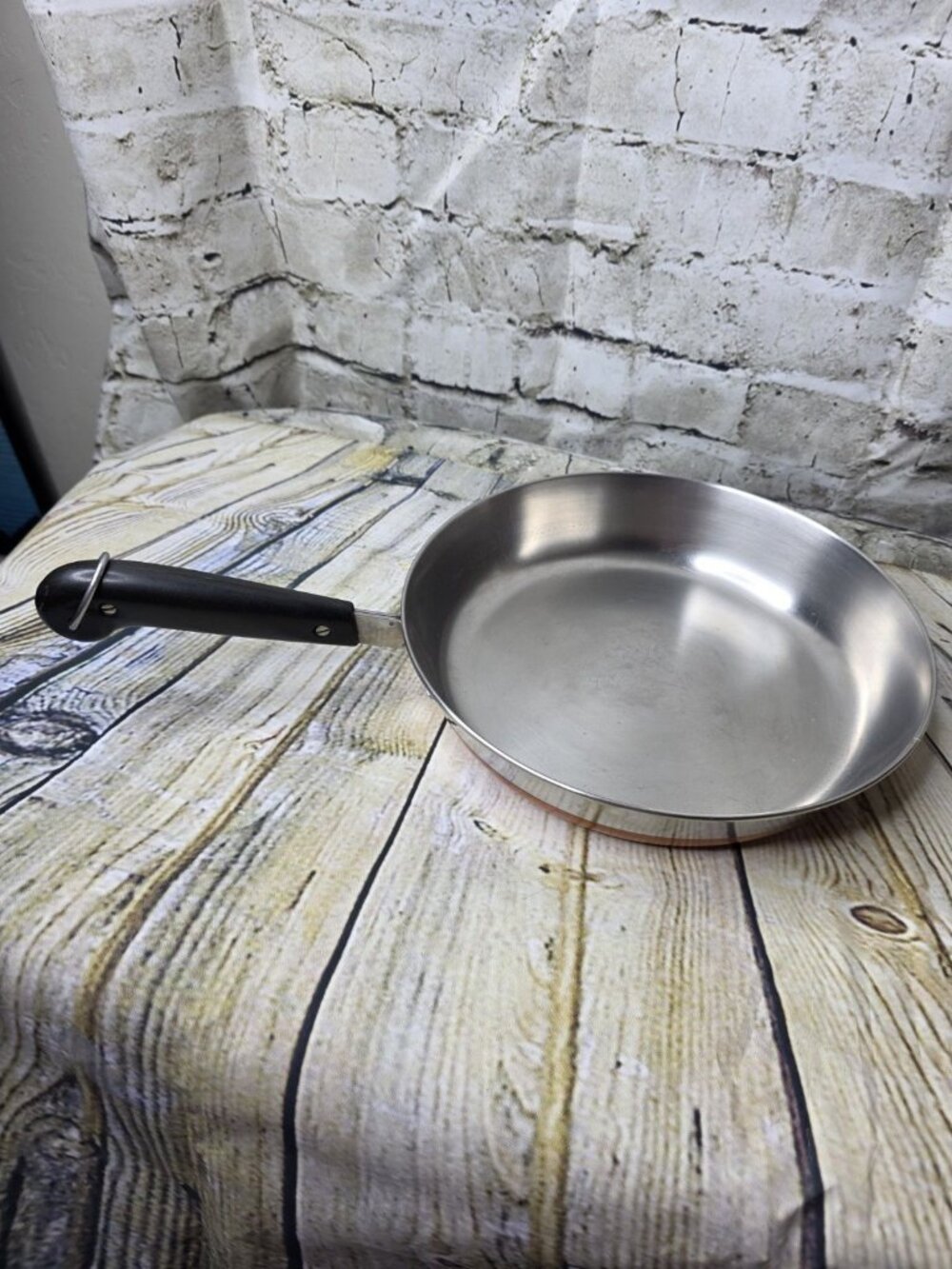 Revere Ware 1801 10 Inch Stainless Steel Fry Pan Skillet Copper Stainless Steel